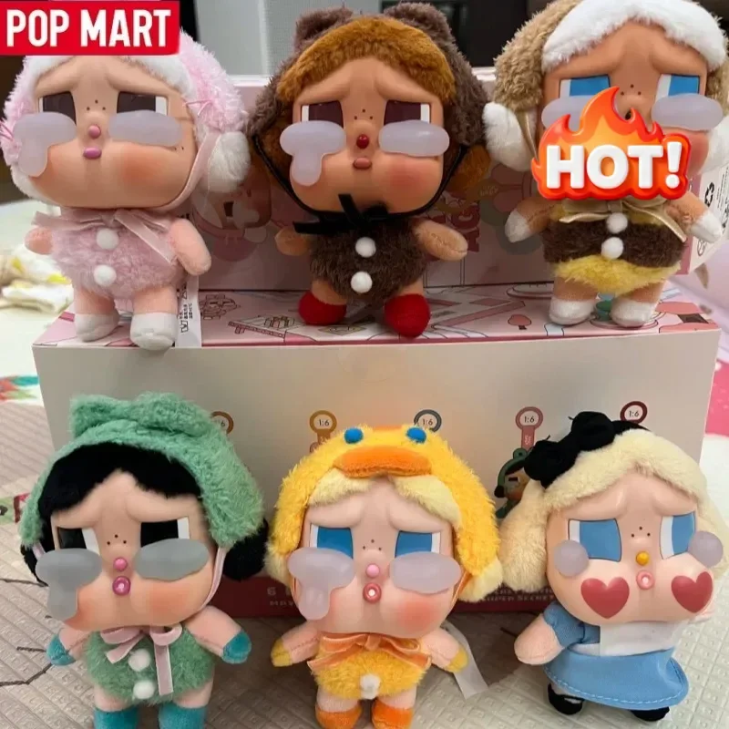 

Genuine Popmart Crybaby Crying Again Series Vinyl Face Doll Figures Toy Crybaby Animal Pendant Doll Keychain Kids Birthday Gift