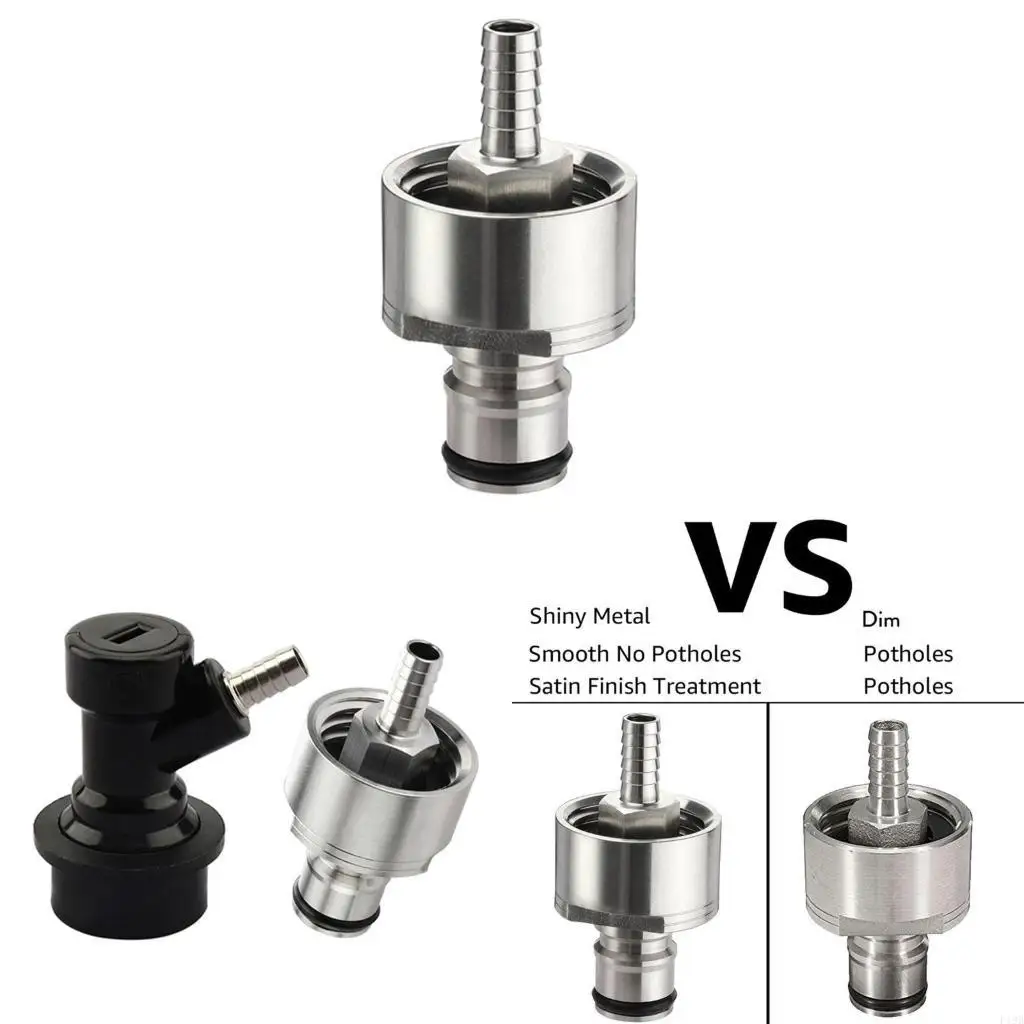 F19B Carbonation Cap Ball Lock Type Fit Soft Drink PET Bottles Homebrew Kegging