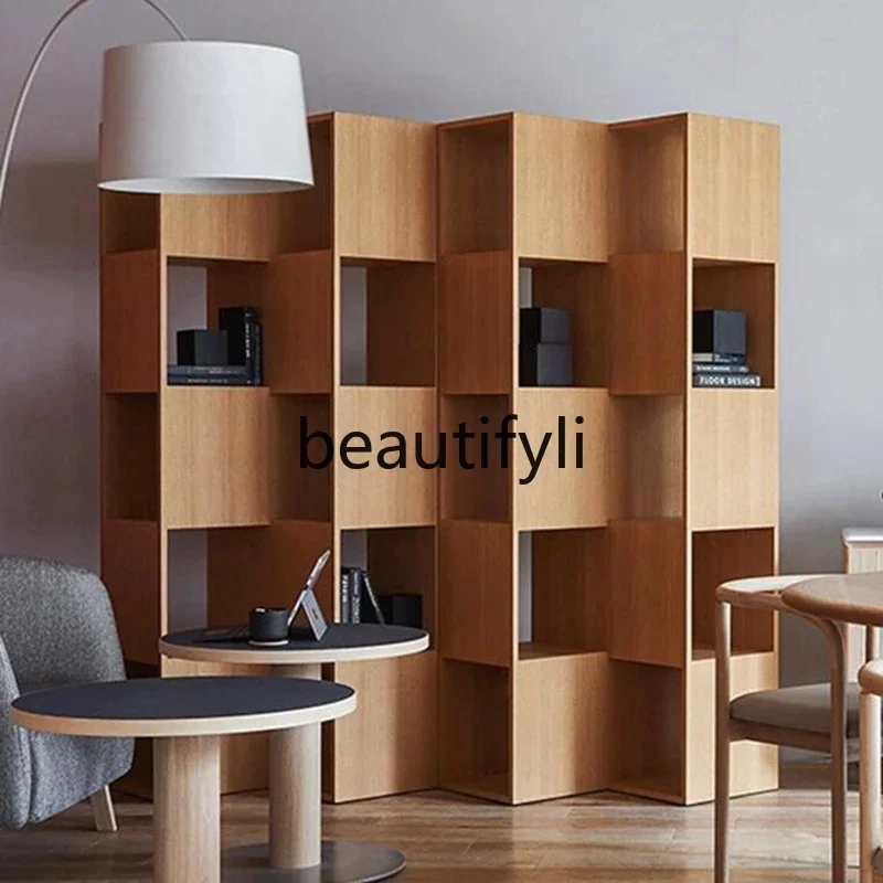

zq1Nordic Bookcase Bookshelf Modern Italian Display Storage Oak Doge Bookshelf