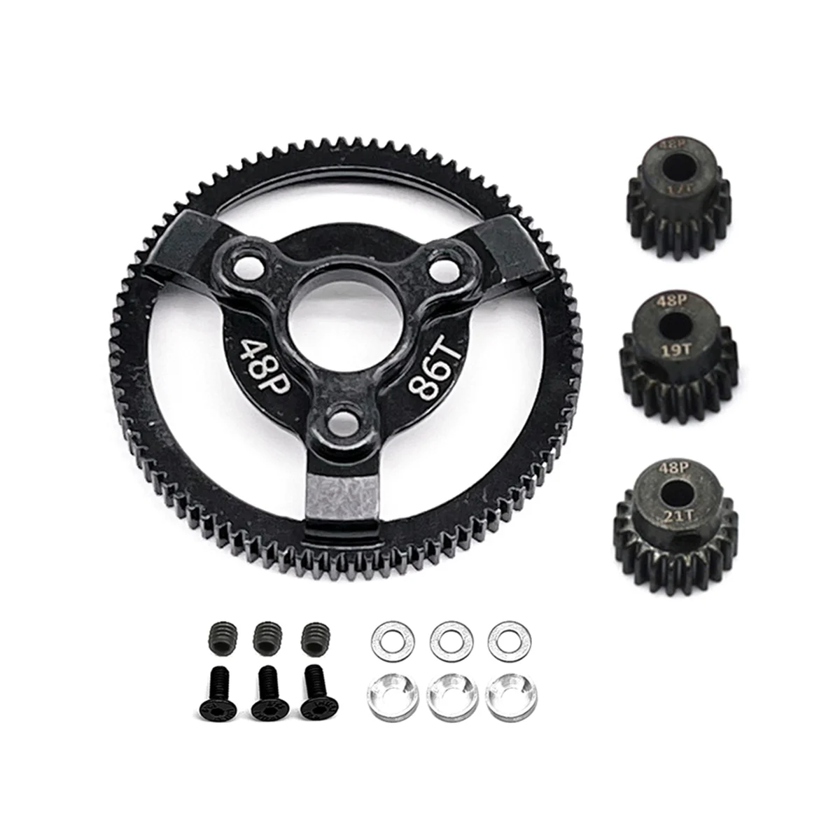 Simulate Climbing Car Special Rigid Teeth, 86T+19T+20T+21T Kit