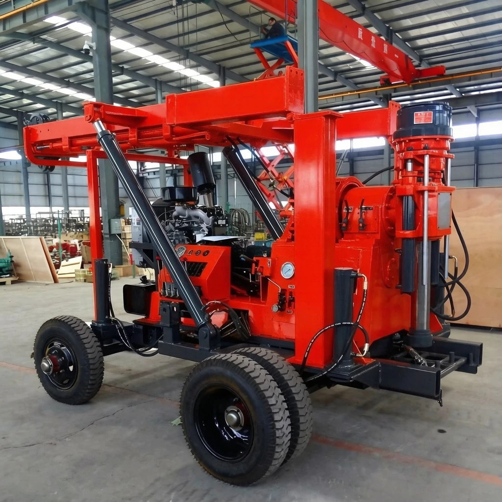 Factory Wholesale Hydraulic Deep Core Drilling Rig Machine Core Drilling Equipment Vertical Core Drilling Rig