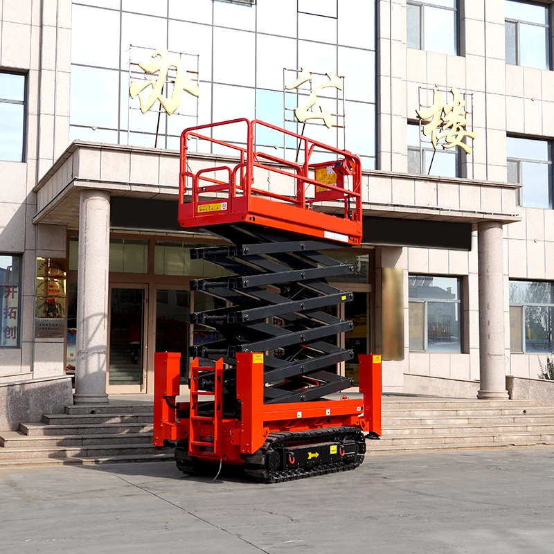 YG China Manufacturer Mobile Self Propelled Scissor Lift Platform Multifunctional Hydraulic Electric Model Scissor Lift Platform