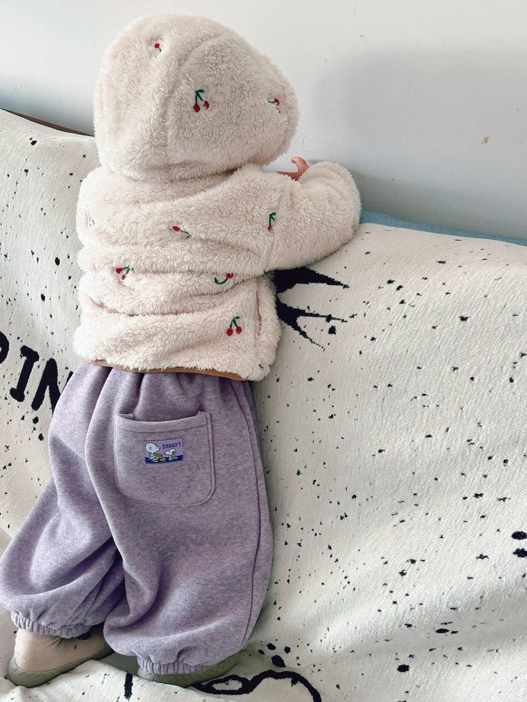 Pantalons doublés pour filles, automne-hiver, mode, mignons, à revers, à jambes larges, taille haute, coupe droite, pour le travail