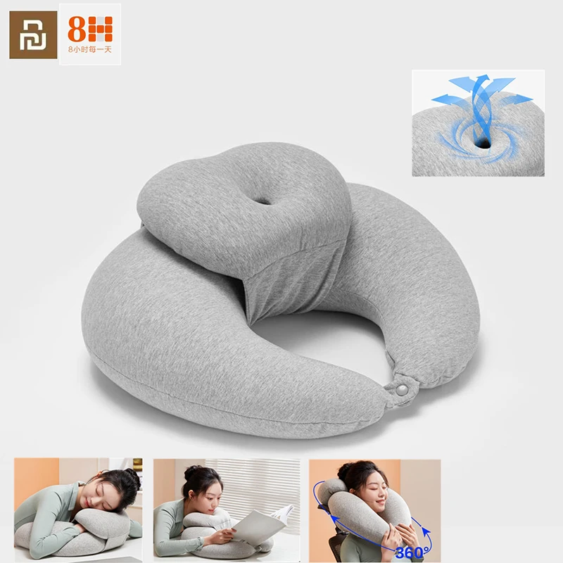 

Youpin 8H Pillow Protecting Neck Breathable Multipurpose buffer Pillows Machine Washable Afternoon Nap Almofada For Office Rest