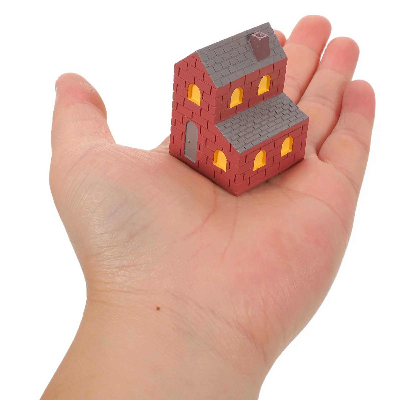 

3Pcs Miniature House: Japanese Style Resin Cottage for Dollhouse Garden Desktop Landscape Bonsai Terrarium Decor Fairy Village