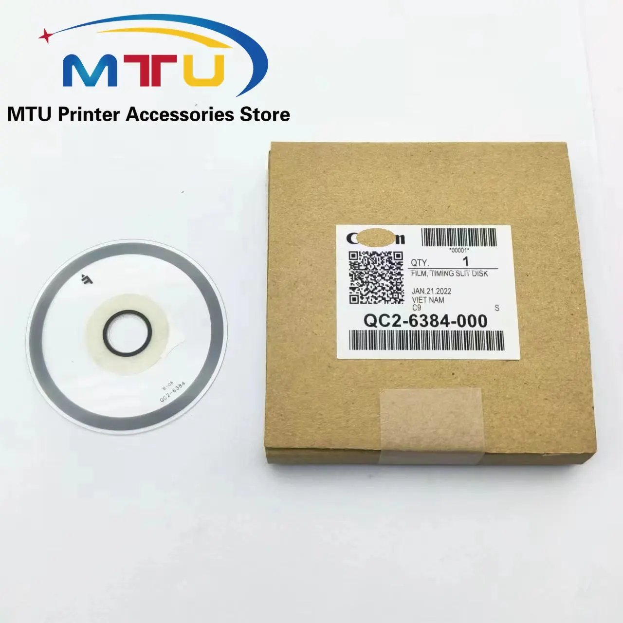 Original New QC2-6384 Encoder Disc for Canon PIXMA MG3070s G2800 G1800 G3800 G6030 G2400 G4800 Printer Parts