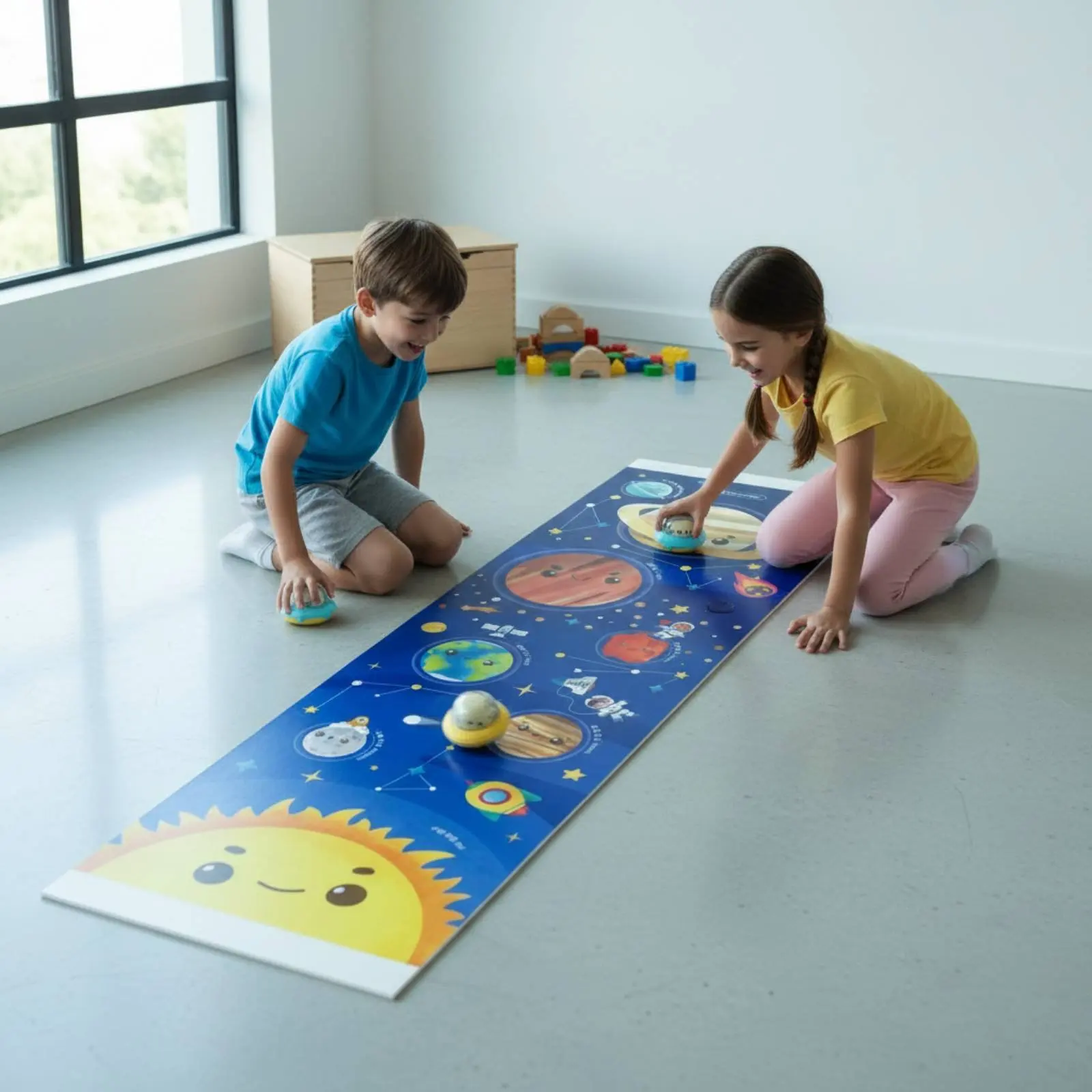 

Настольная игра-шарфлборд: развивающий мини-набор для игры в кёрлинг, игрушка-космический корабль, легко устанавливается, плавное скольжение