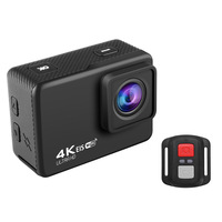 4K 60fps 24MP WiFi IPS 170D 30M Helmet Vedio Go Sport Pro Anti Shake Action Camera For Sony 386 Lens