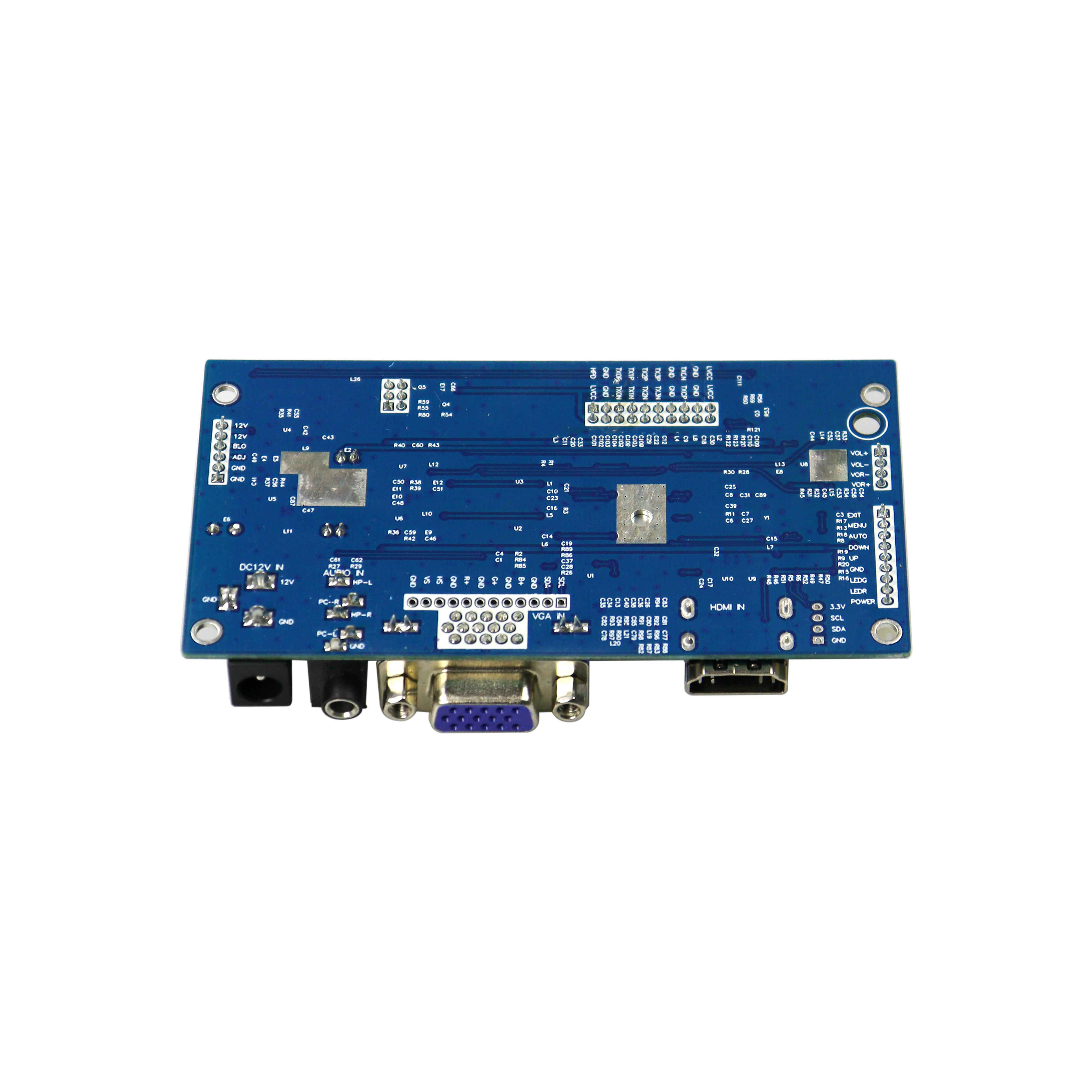 40 pin 7 inch universal tft lcd controller board with lvds output kit vga and hd-mi for gps pos advertising display