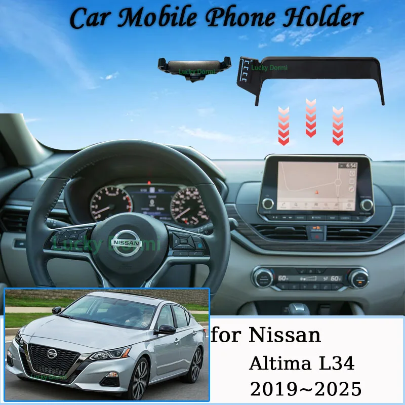 

Car Mount for Nissan Altima L34 2019~2025 8" Screen MagSafe Magnetic Mobile Phone Holder GPS Bracket Gravity Stand Accessories