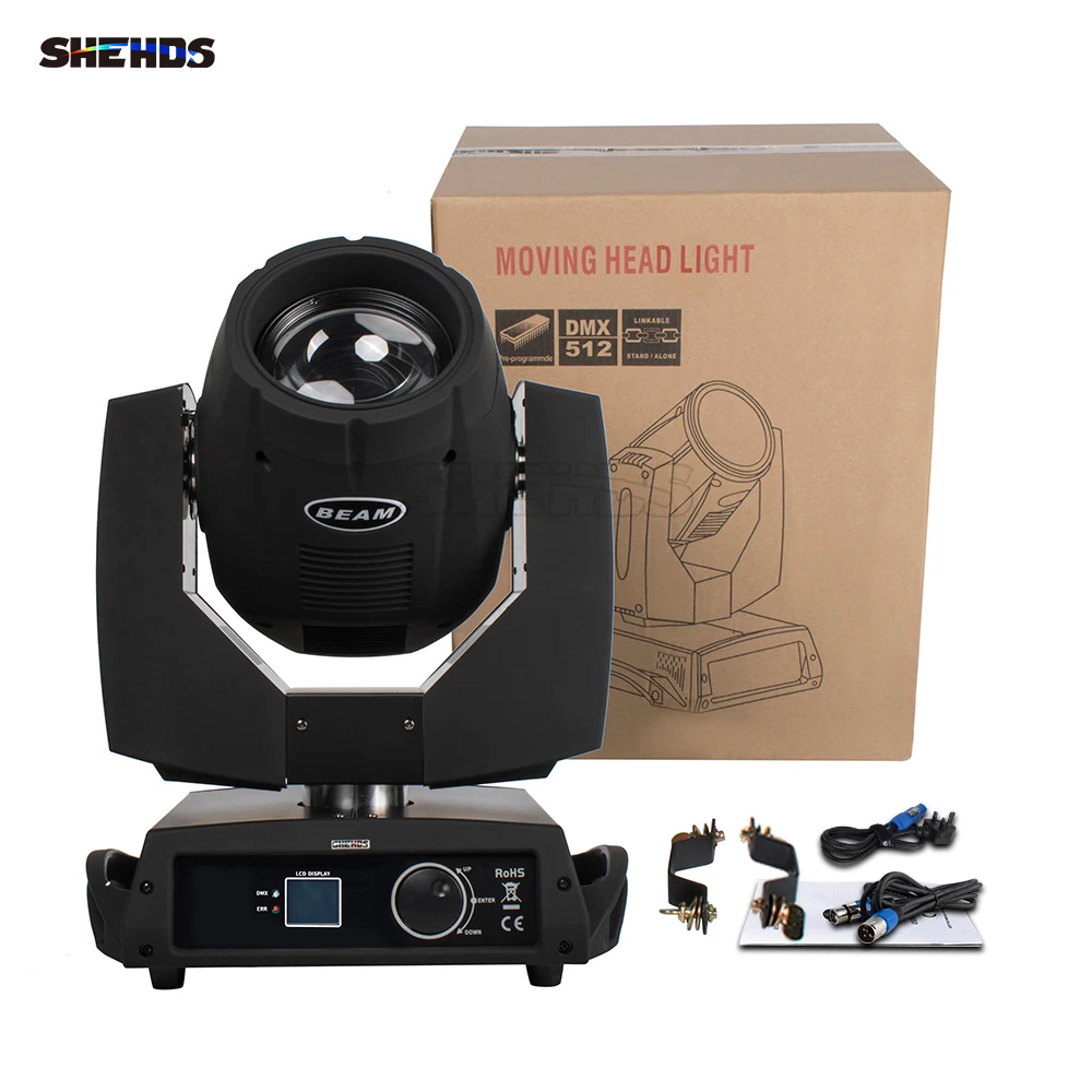 shehds beam bulb moving head lighting rotatable honeycomb prisma para disco concert party stage light effect 230w 7r 01