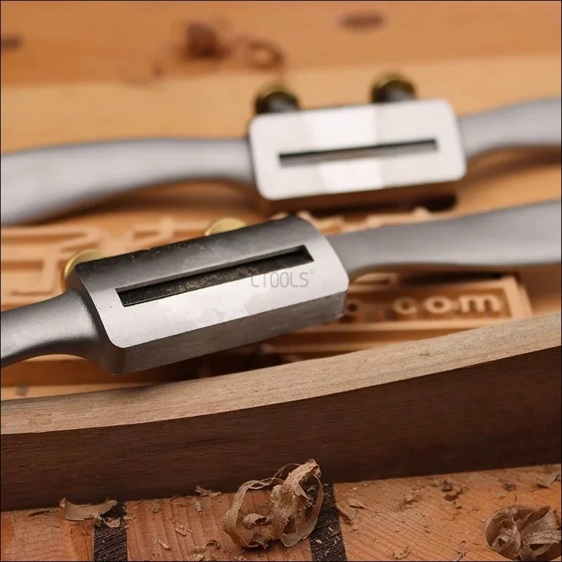 Adjustable Stainless Steel Bird Plane Flat Round Bottom Hand Planer Woodworking Curved Surface Arc Trimming DIY Carpenter Tool
