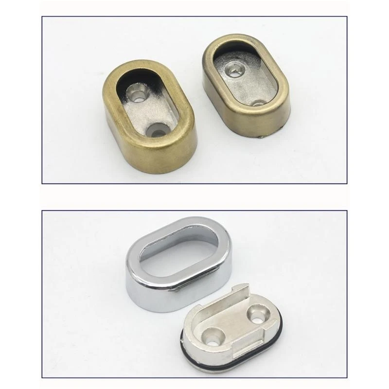 581E 2pcs Industrial Curtain Shelf Flap Furniture Fitting Closet Rod Holder