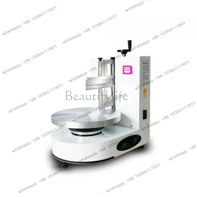 Baking Equipment Cake Making Smearing Coating Machine / Cake Smearing Icing Machine for Sale
