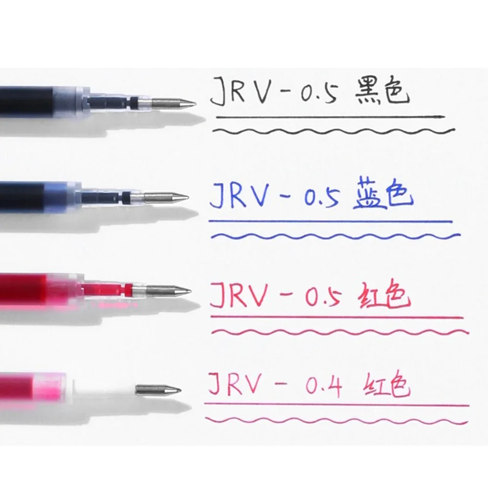 5pcs Japan Zebra Gel Pen Refill Thick Ink Quick-drying 0.4/0.5mm JRV-0.5 Original SARASA Dry JJZ49 JJ31 Office Accessories