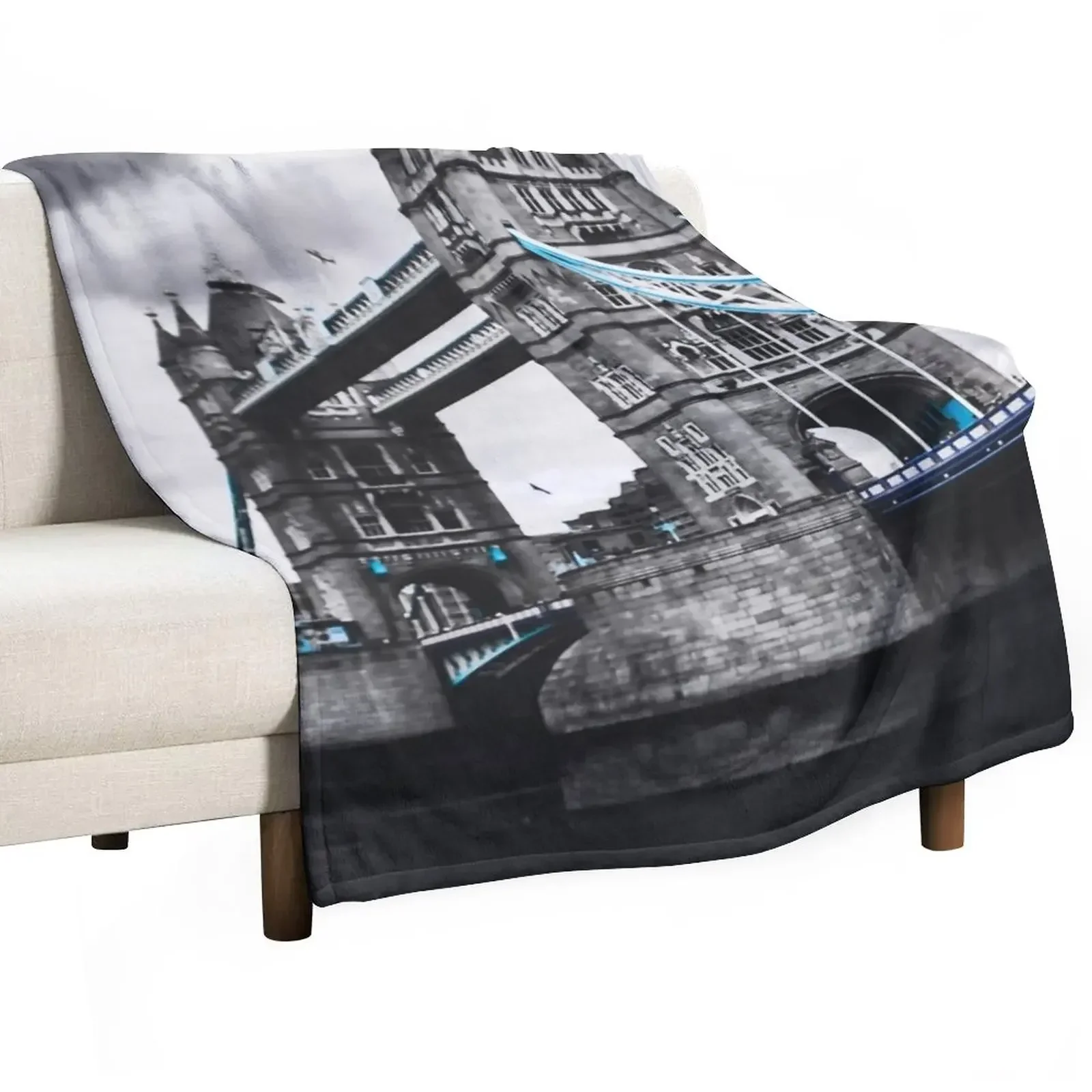 

Tower Bridge Throw Blanket For Baby Plaid Bed Fashionable Blankets