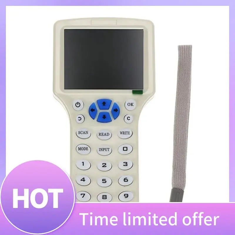 

ABFN-RFID NFC Smart Card Reader +5XUID/T5577 Keychain RFID Duplicator 125K 13.56M IC/ID Key Writer RFID Replicator Programmer