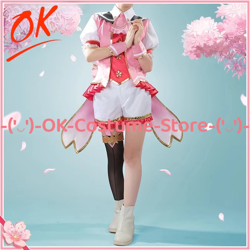 

[Customized Size] Uma Musume Pretty Derby Sakura Laurel Cosplay Costume Game Character Outfit Halloween Carnival Party Uniform