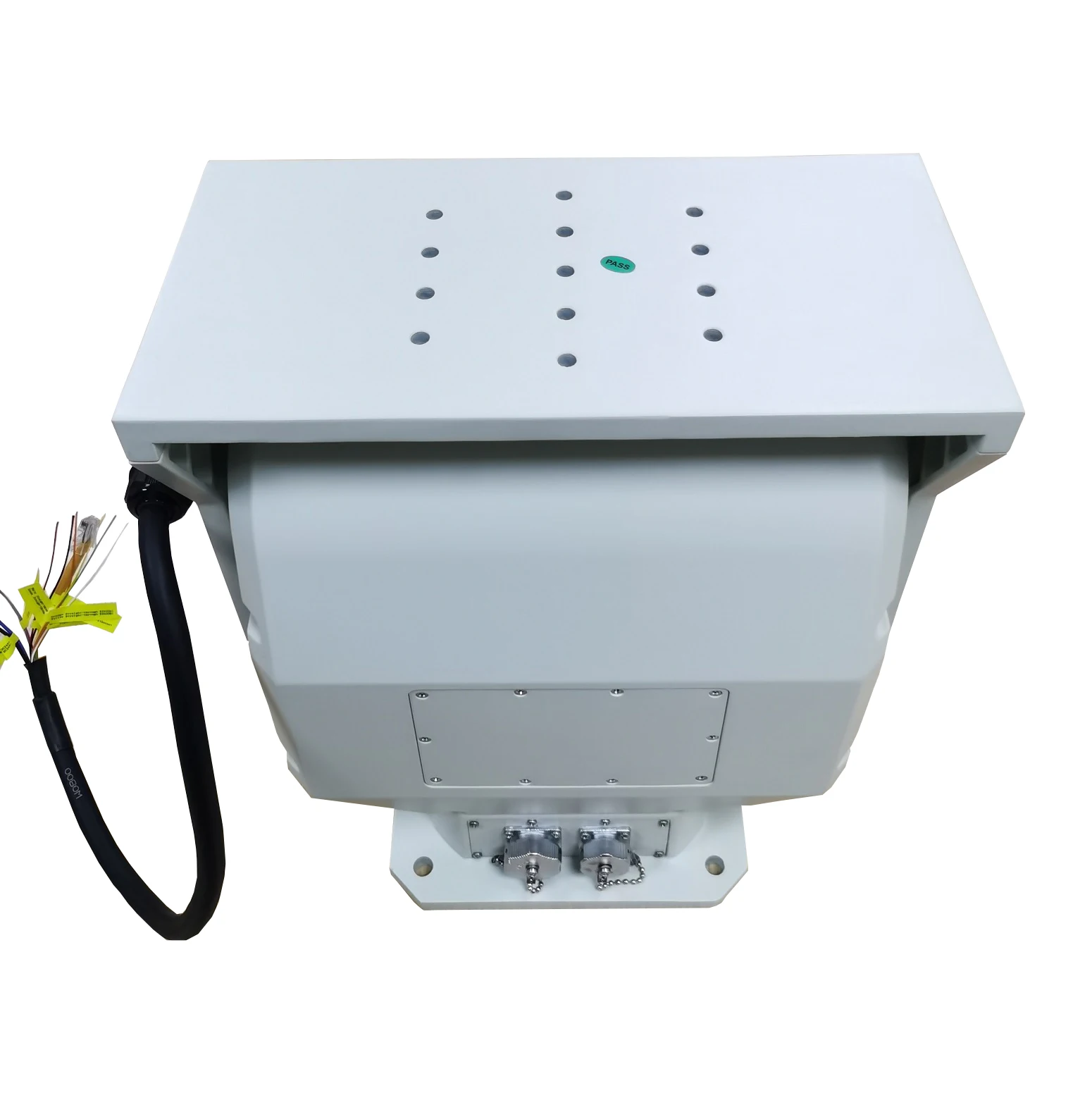 Outdoor Radar Sensor Network Camera Weatherproof Housing Remote Monitoring Pan Tilt