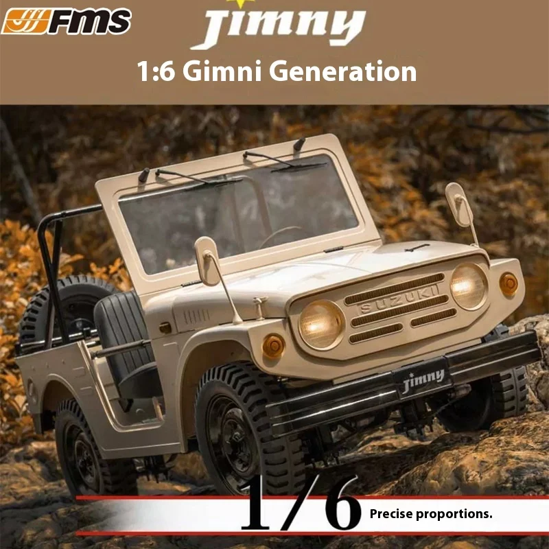 ﻿FMS JIMNY 1/6 2.4G remote control car Suzuki  four-wheel drive off-road vehicle sports car Jeep Car Model RC outdoor toys