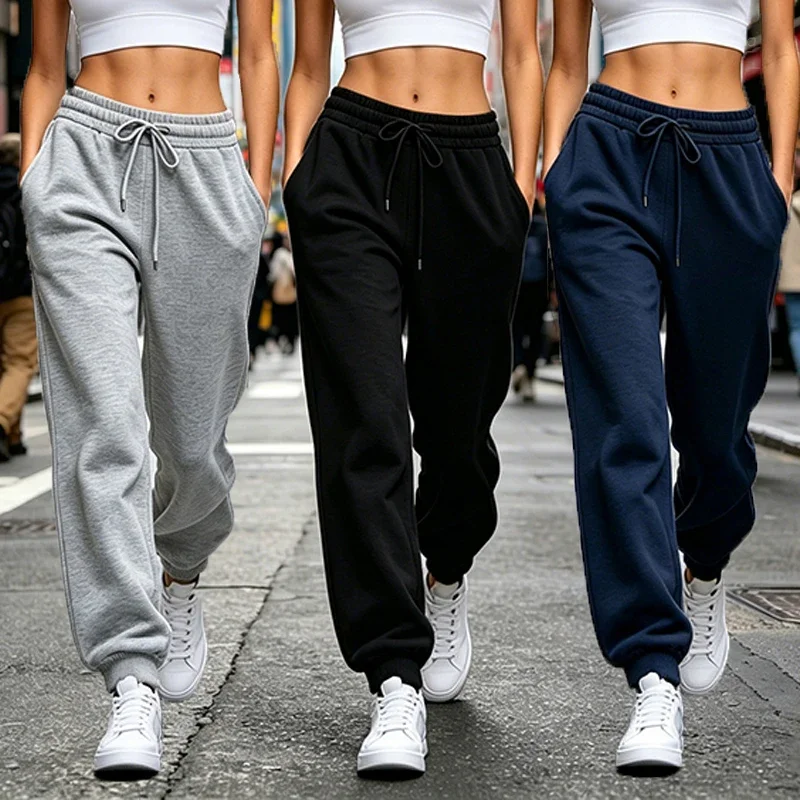 Sweatpants Versatile Hot Sales Pants Woman Outdoor Street Fashion Trousers Comfortable Sports jogging Casual Women's Clothing