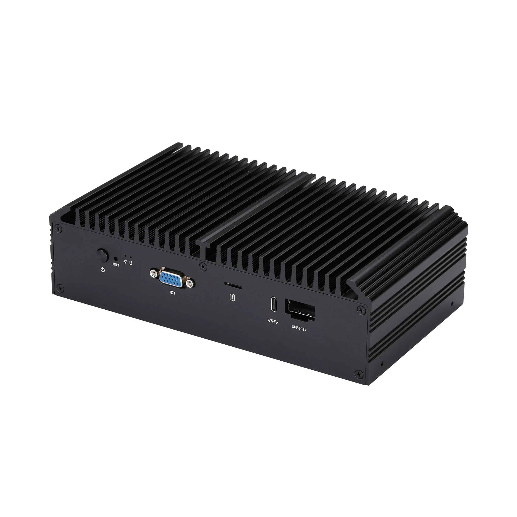 QOTOM Mini PC 5*2.5G Lan 1.8GHz 2 X 10G SFP+2 X 1G SFP Atom C3558R Quad Core Processor Q20321G9