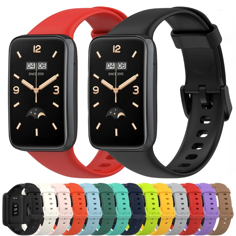 

Silicone Strap for Xiaomi Mi Band 7 Pro Smart Bracelet Original Replacement Watchband Bracelet Wristbands Correa Accessories