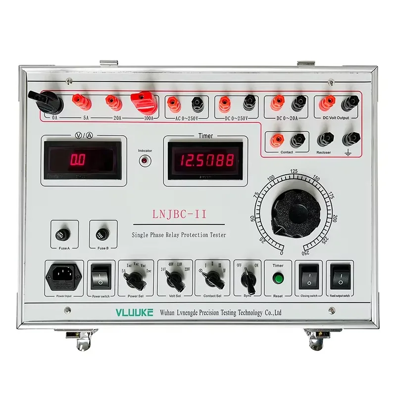 

VLUUKE LNJBC-II Single-phase Relay protection Tester High Precision Digit Inverter DC Relay protection Calibrator