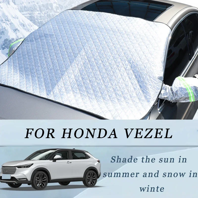 

Thickened Car Now Sunshade Windshield Cover With 5/9 Magnets UV Protection Anti Snow Sunlight For Front Windsh For HONDA VEZEL