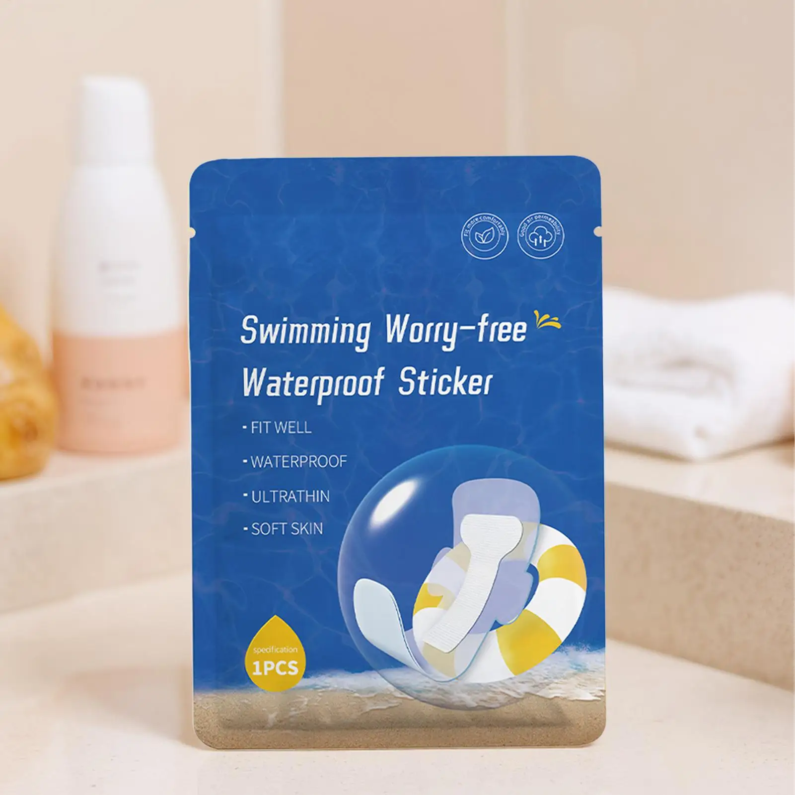 Transparent waterproof Swimming privacy sticker Women Swimming private patches Private Stickers Private area protection sticker