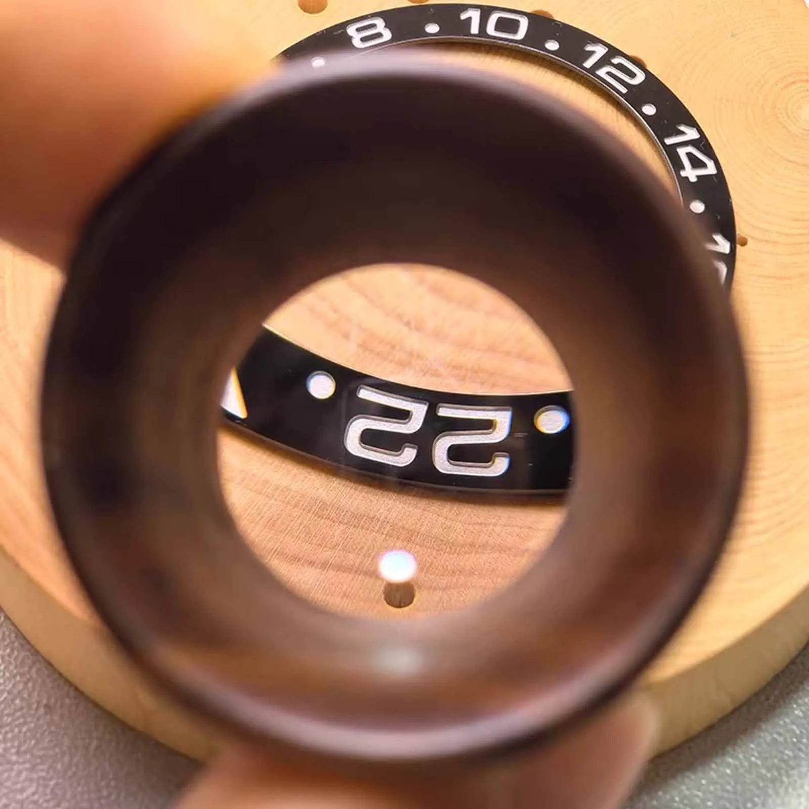 

Деревянная лупа с 5-кратным увеличением, дорожная, для обслуживания часов, для профессионалов, коллекционеров и любителей