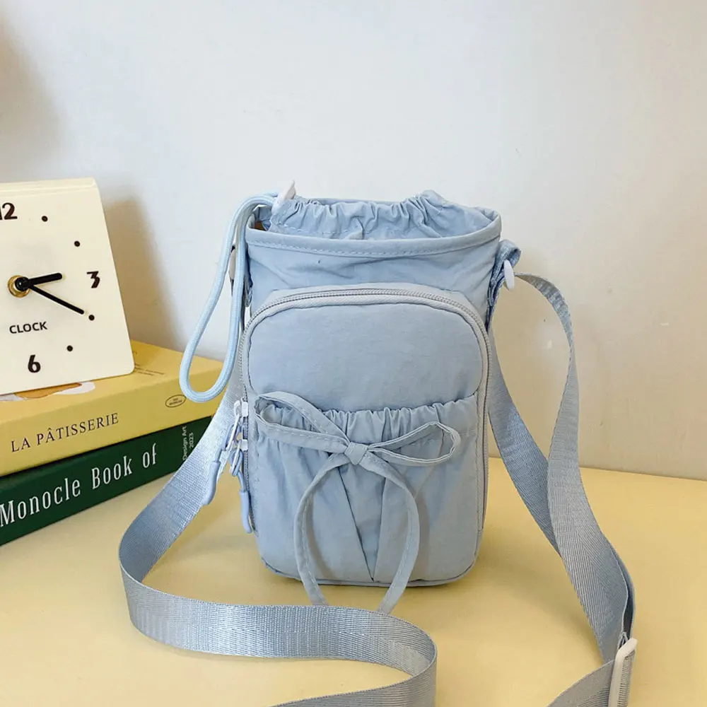 New Outdoor Lightweight Butterfly-Shaped Crossbody Bag, Waterproof Mobile Phone Bag, Insulated Water Bottle Bag, Women's Shoulder Bag