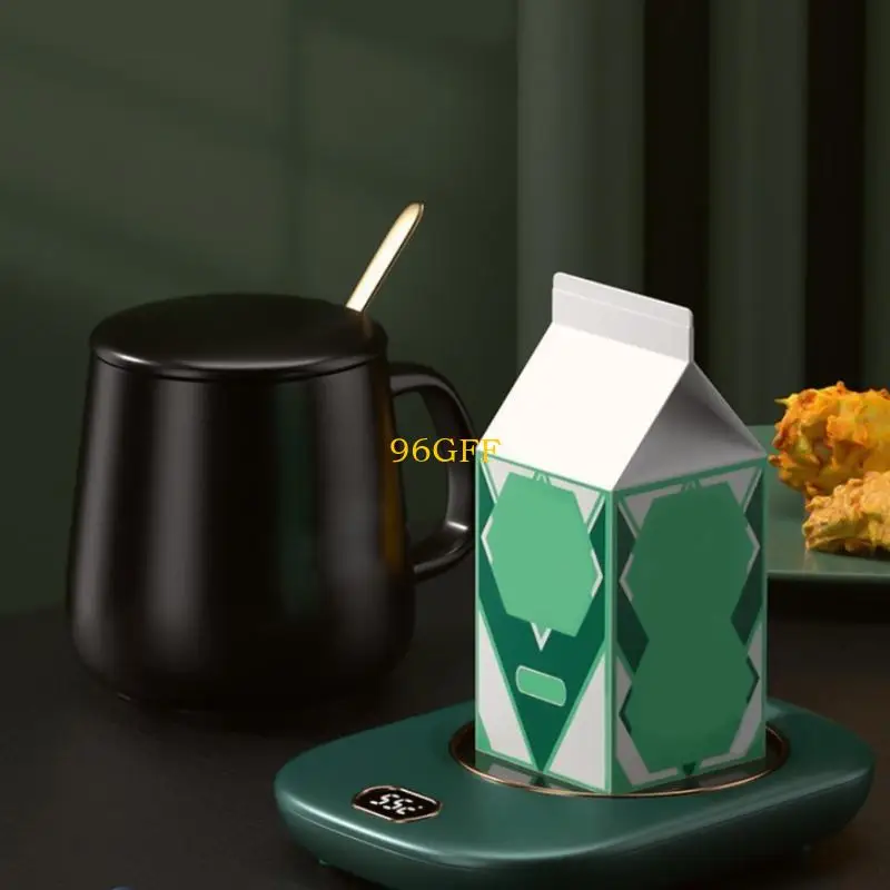 96GF USB Cup Warmer Coffee Mug Warmer Heat Beverage Mug Mat Drink Warm Multifunction Coffee Cup Mug Mat for Office