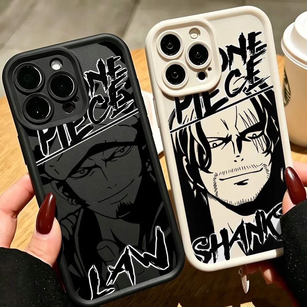 Cartoon Luffys Phone Case for Samsung S26 S25 S24 S23 S22 S21 S20 F06 M16 Note 20 FE Plus Ultra 4G 5G Soft Silicone TPU Cover