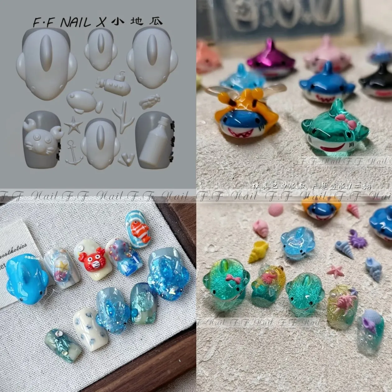 1pc タコヘビ皮の羽レトロ 3D アクリルネイルモールドネイルアート装飾シリコーンネイルモールド