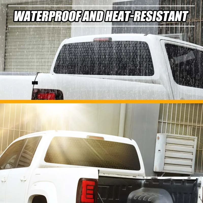 For VW Volkswagen Amarok 2011-2018 PVC Car Rear Window Post Vinyl Stickers Window Stickers Decorative Trim Accessories