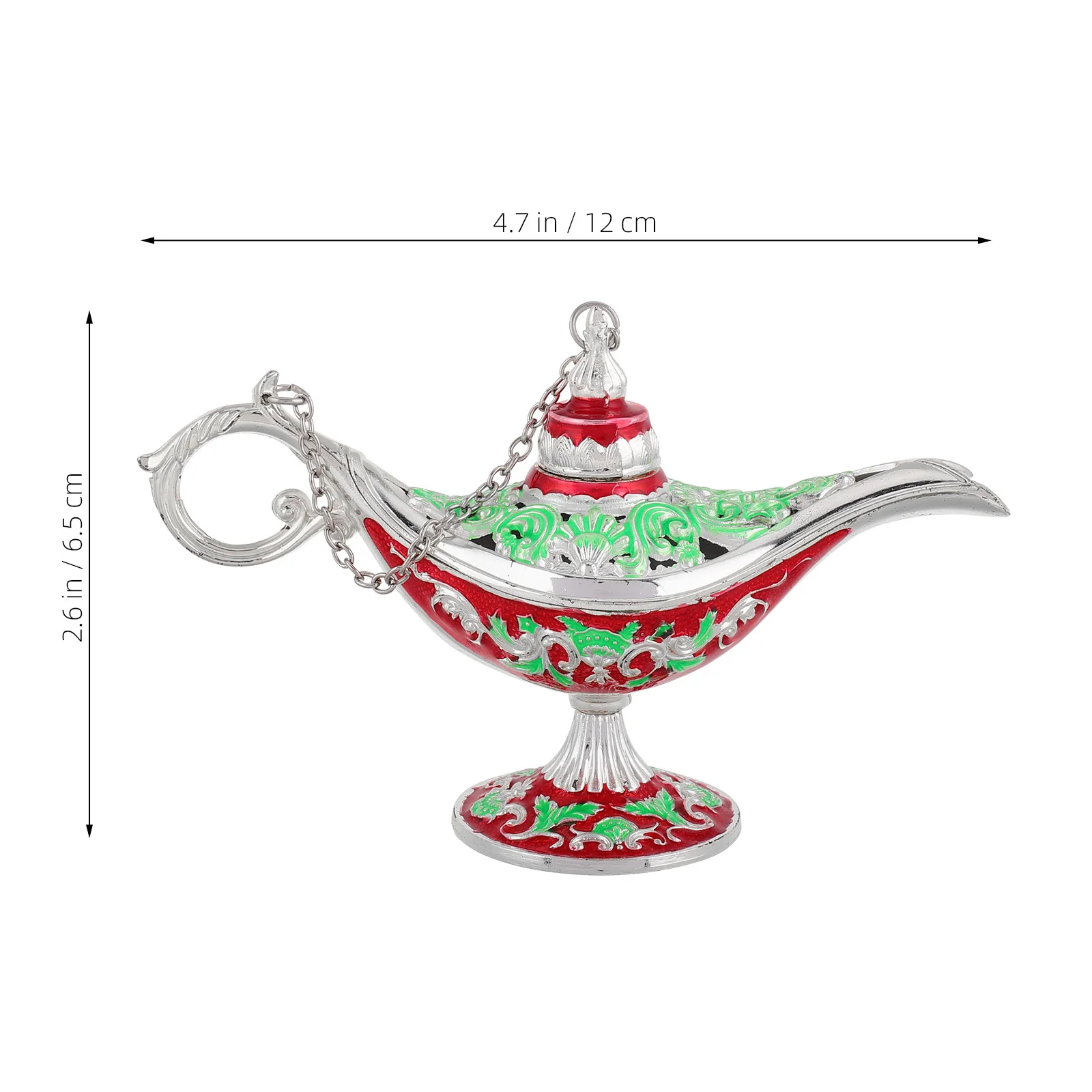 Vintage Arabski Stół z Wydrążonymi Rzeźbami Dekoracja Romantyczny Retro Ornament Ozdoba na Biurko do Domu Unikalny Styl