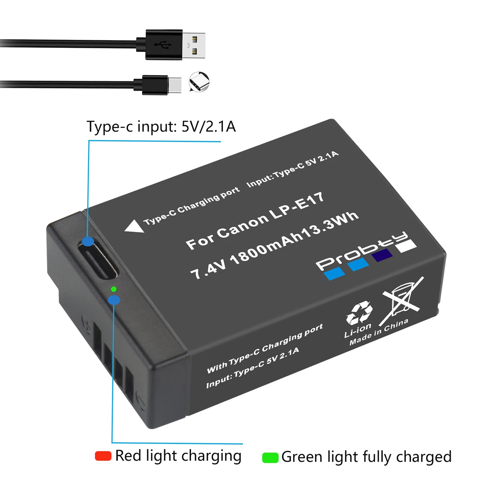 1800mAh LPE17 LP E17 LP-E17 baterii + LED podwójna ładowarka USB do aparatu Canon EOS 200D M3 M6 750D 760D T6i T6s 800D 8000D pocałunek X8i kamery