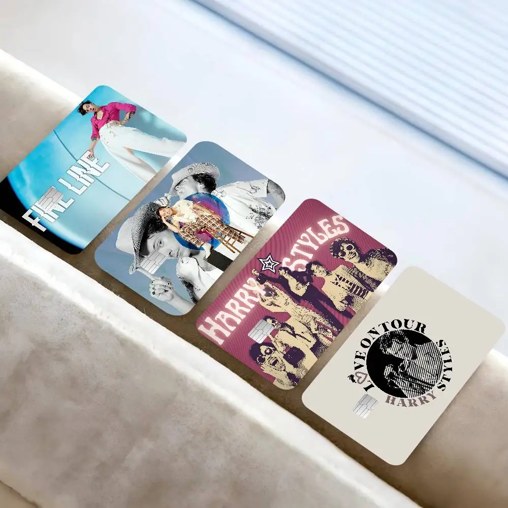 Classic Pop Singer H-Harry S-Styles Diy Credit Debit Card Sticker Party Sticker Decoration Waterproof Small Chip Card Skin