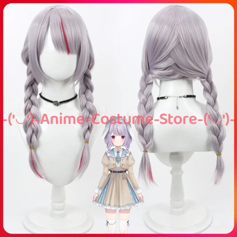 

VTuber Usaki Mimi, парик для косплея, аниме, игровой персонаж, Хэллоуин, карнавальный костюм для вечеринки, парики, термостойкие синтетические волосы