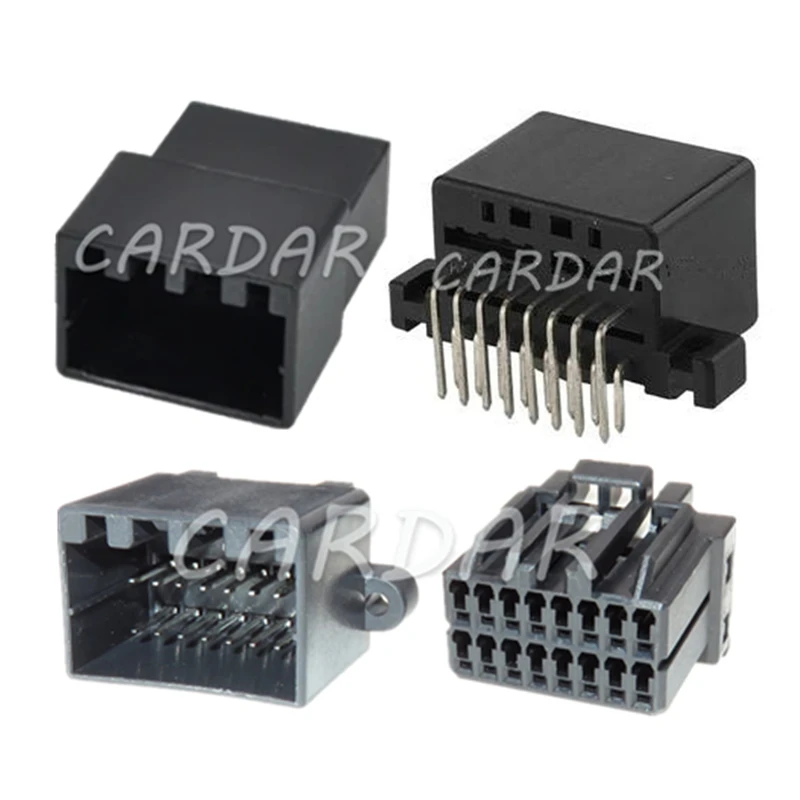 

1 Set 16 Pin 175966-2 Automotive Electric PCB Socket Automotive Wiring Harness Connector For Honda