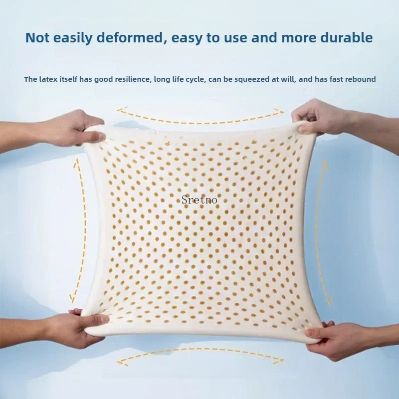 Thickened High 10cm Floor Cushion Natural Latex Buttocks Cushions Office Chair Seat Cushion Car Seat Cushions Coussin De Chaise