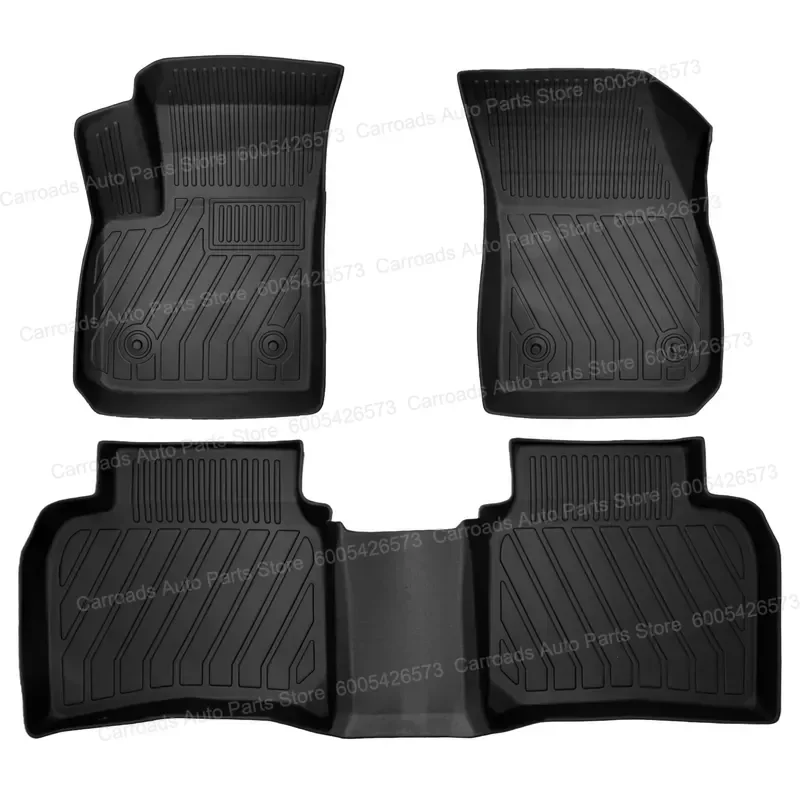  (LHD)For Cadillac XT4 Floor Mats Eco Friendly TPE Car Floor Mats 3D All Weather Material Floor Mats