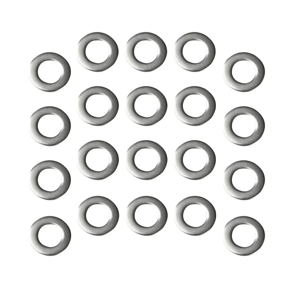 

50Pcs Stainless Steel Gasket Metal Spacer for Mechanical Fasteners DIY Jewelry Decor Silver Metal Gasket Spacer for Jewelry