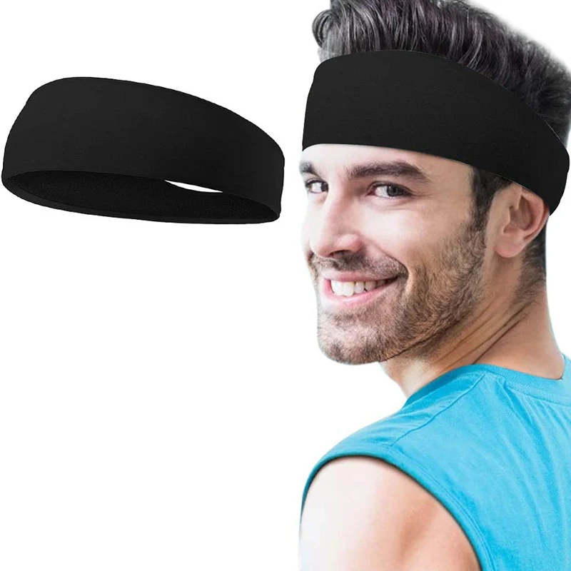 Absorbent Cycling Yoga Sport Sweat Headband Men Sweatband For Men and Women Yoga Hair Bands Head Sweat Bands Sports Safety