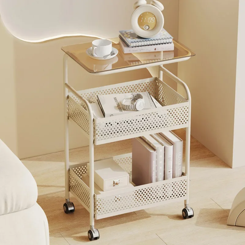 Beauty Salon Coffee Table Multilayer Tool Trolley Removable Nordic Bedroom Bedside Table Nail Shop Beauty Trolley