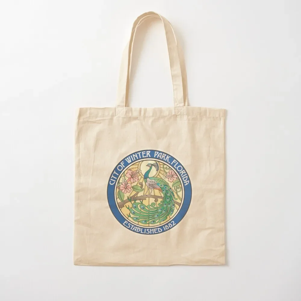 

City of Winter Park, Florida City Plaque Tote Bag bag for beach Women's shopping bag tote bags cloth bags free delivery bags