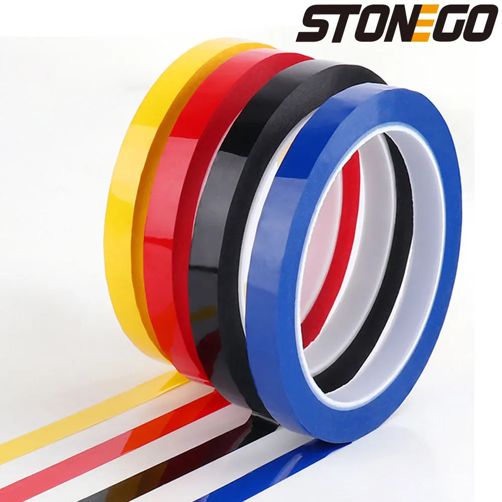 JJYY Flame-retardant Non-adhesive Non-marking Marking Strips High Temperature Desktop Positioning Management PET Insulating Tape