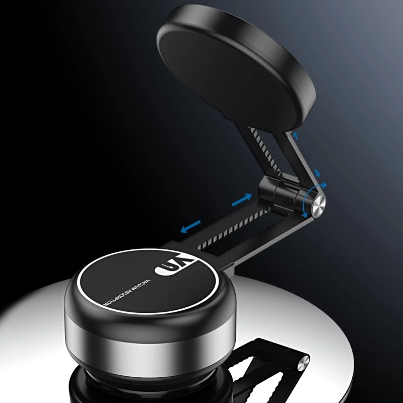 Bezpieczna jazda 360° °   Uchwyty na telefon z regulowanymi kątami CZ07 Mocny, podwójny ssący Praktyczny stojak na telefon do akcesoriów do telefonów komórkowych