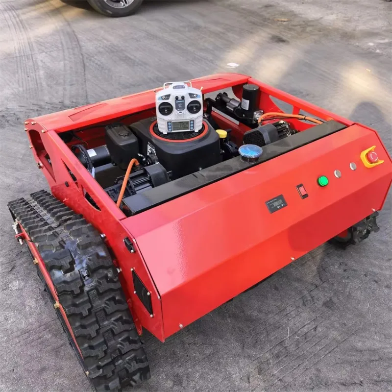 Customized Mini Crawler Lawn Mower - for Slope Mowing with All-Terrain Performance, Smart Lawn Mower Tracked Grass Cutter